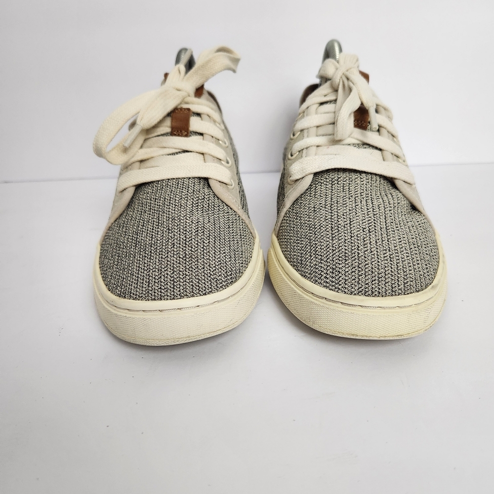 Olukai Pehuea Li Womens Size 8 Brown Knit Low Top Lace Up Casual Sneaker Shoes - Picture 3 of 13